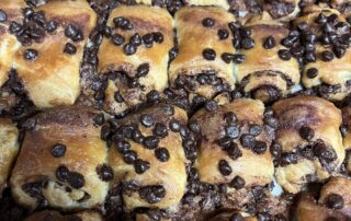 Chocolate chip rugelach